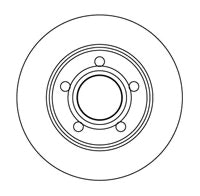 NF PARTS Тормозной диск 204770NF